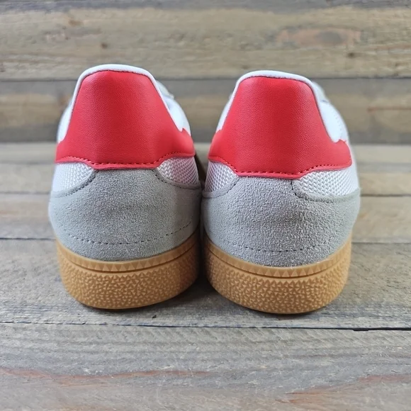 adidas Originals Busenitz Vintage Men's Shoes Suede Upper Feather Grey/Red - Picture 5 of 12